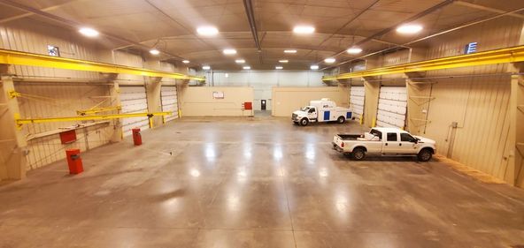 Functional +/-18,000+ SQ FT Shop on 3.11 Acres in Glendive, MT: 123 W Oregon Ln, Glendive, MT 59330